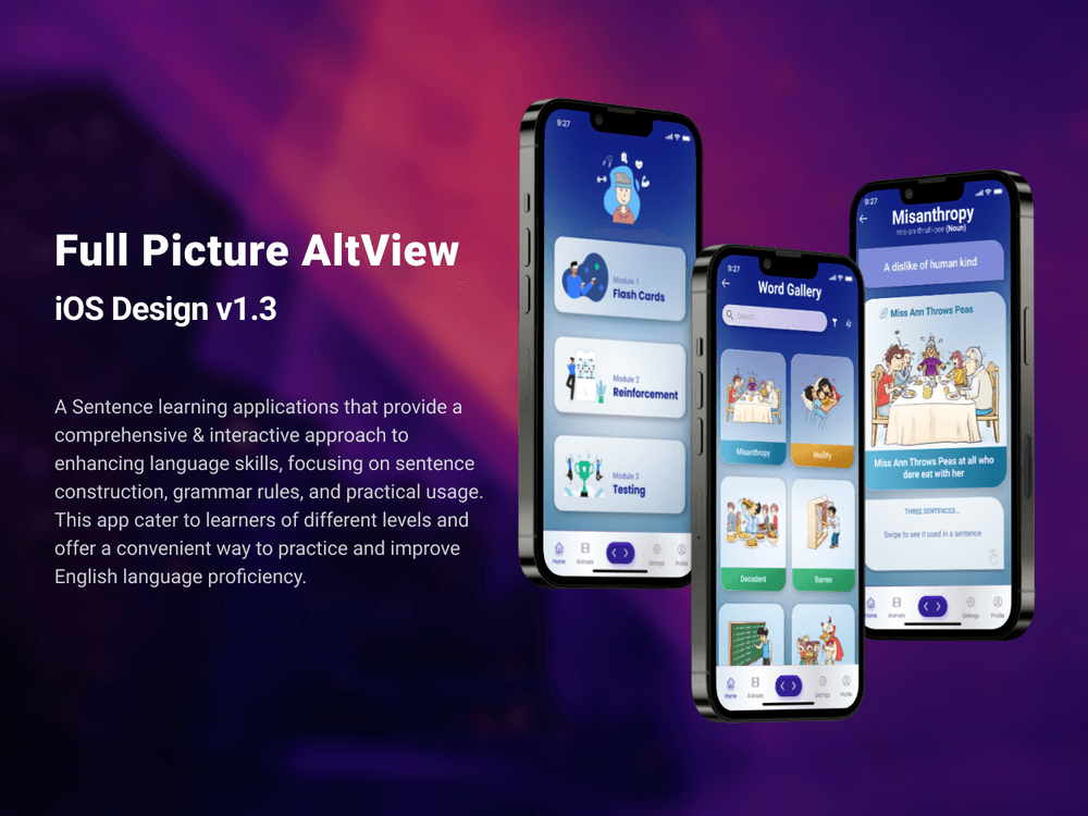 Full Picture AltView- Language Learning App