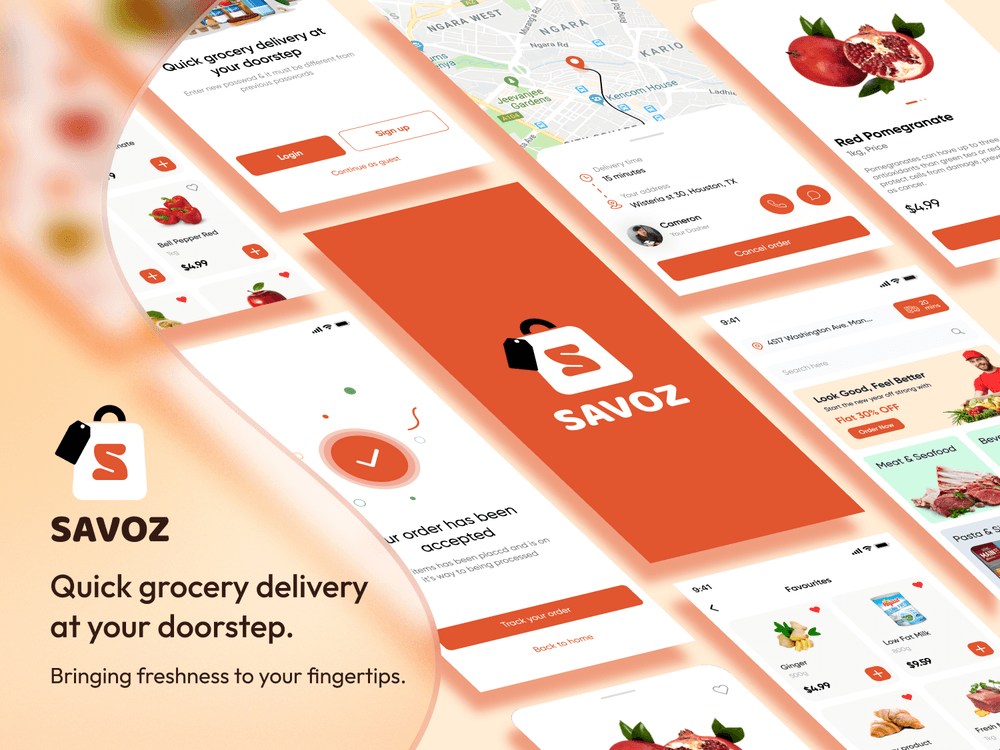 Savoz- Grocery App